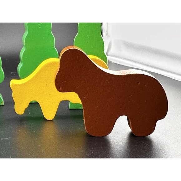 Thomas Train Tank Engine Wooden Signs Buildings People Animals Trees Lot of 18 - Picture 14 of 16